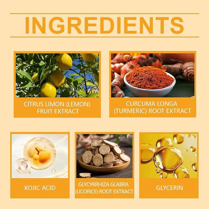 【Buy 12 Soaps, Get 4 Free Turmeric Scrubs)】3Pcs Amococo Honey Glow Lemon Turmeric & Kojic Acid Brightening Soap 100G Dark Spot Remover for Face & Body Cleanser Daily Moisturizing Retinol Soap